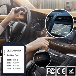 Car GPS Navigation System with Black Interface